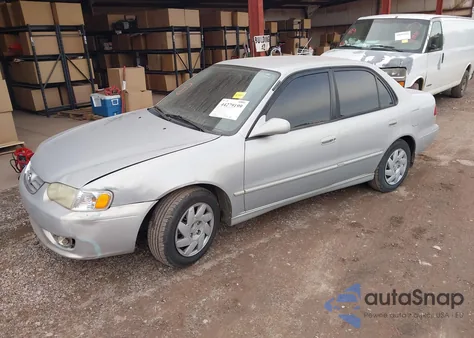 2002 Toyota Corolla S z USA, uszkodzony, nr VIN 2T1BR12E72C537566